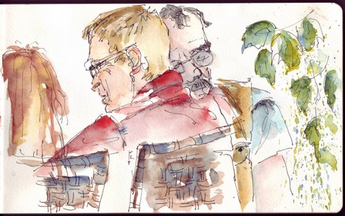 people in the summer sun