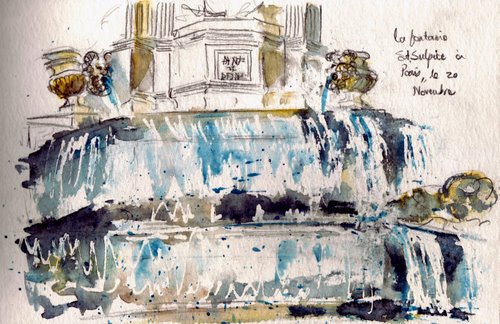 Paris - la fontaine a st sulpice