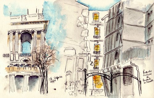 paris-rue des archives et st. sulpice