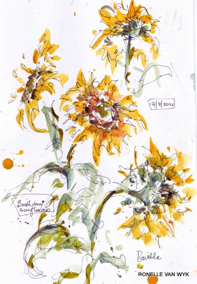 birthday sunflowers 2