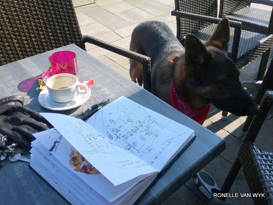 sketching with Lindiwe