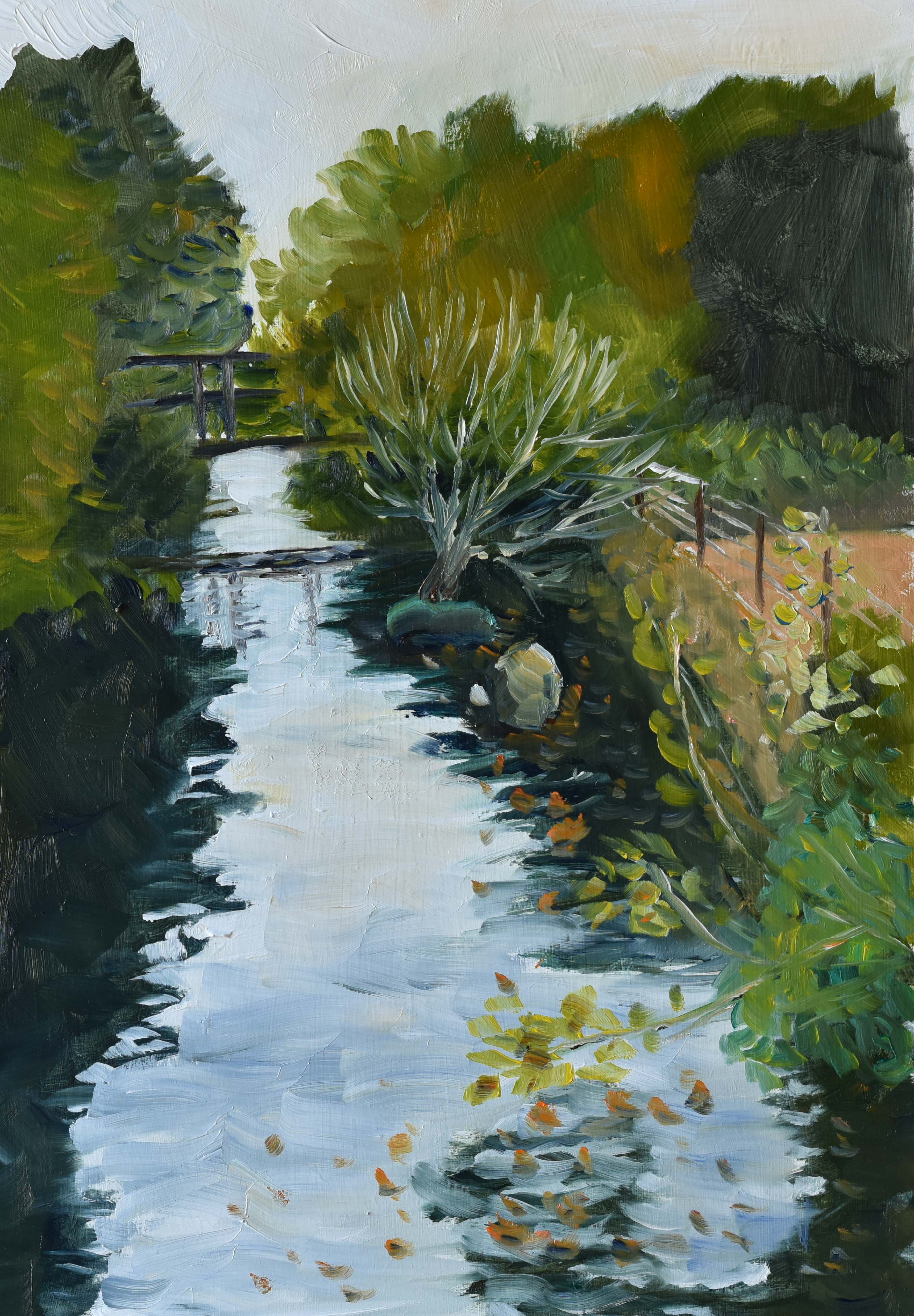 Canal paintings in oil – Africantapestry
